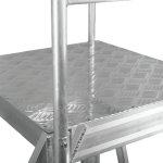 ALUMINIUM ROLLING STAIRCASE LADDER UAE