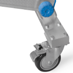 ALUMINIUM ROLLING WAREHOUSE LADDER