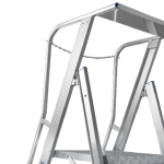 ALUMINIUM ROLLING WAREHOUSE LADDER DXB