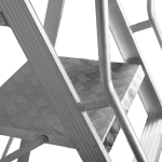 ALUMINIUM ROLLING WAREHOUSE LADDERALUMINIUM ROLLING WAREHOUSE LADDER uae