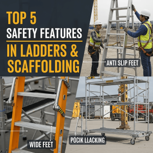 Read more about the article 5 Safety Features to Look for in Industrial Ladders and Scaffolding