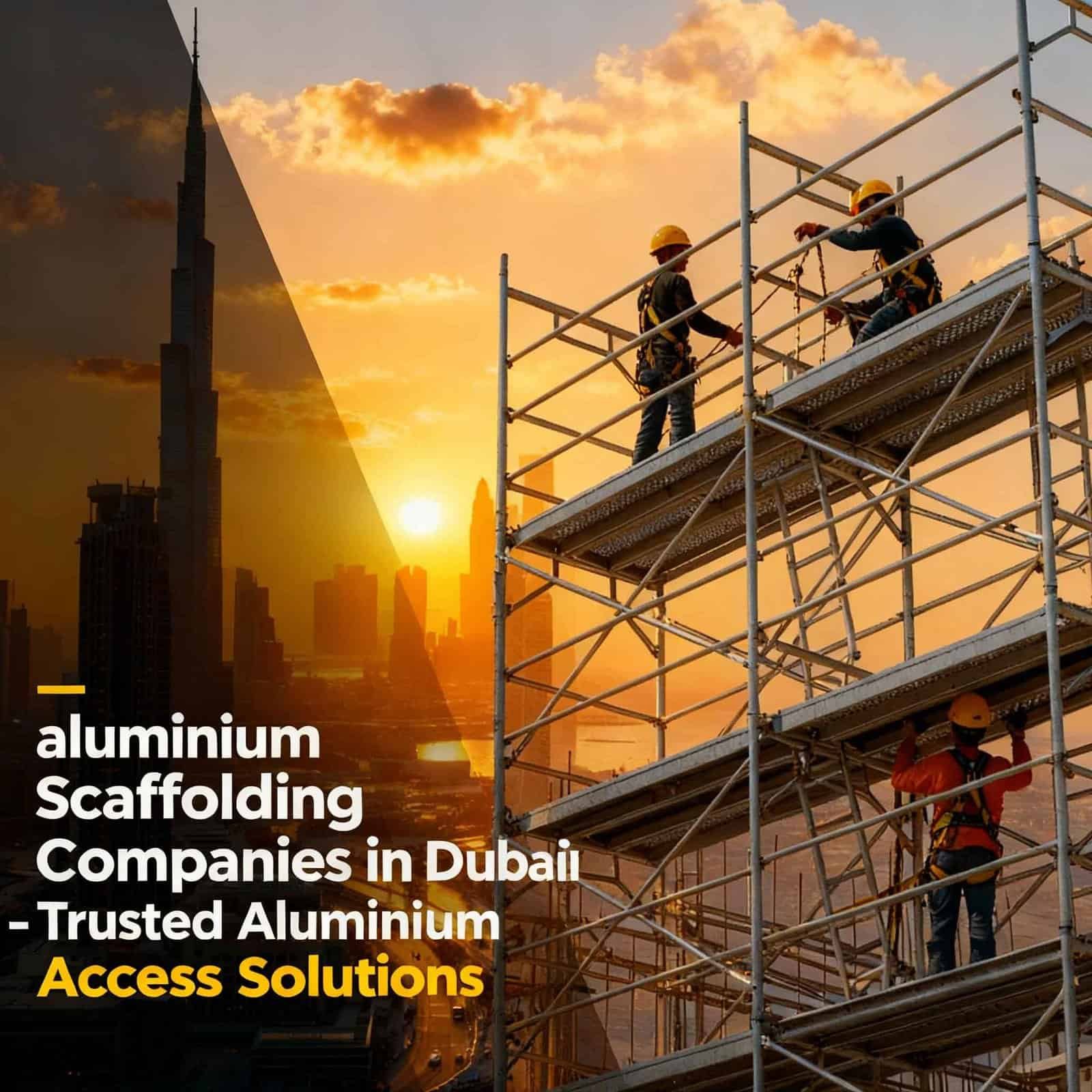 Read more about the article Scaffolding Companies in Dubai – Trusted Aluminium Access Solutions